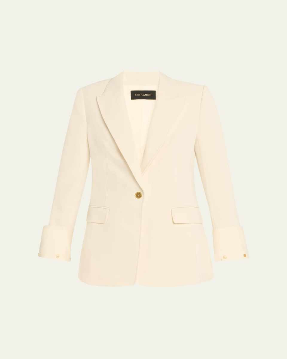 Bella Cuffed Single-Button Jacket